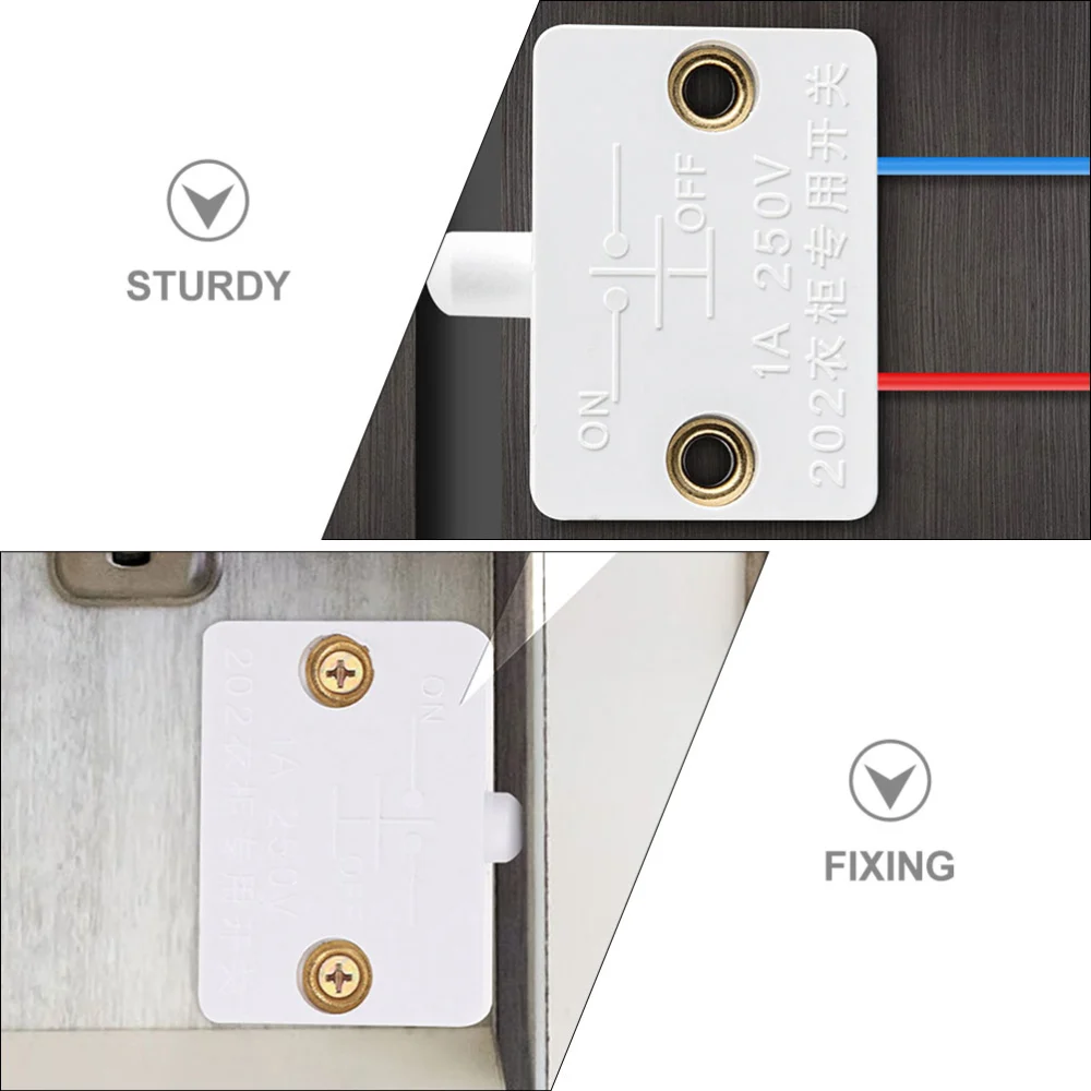 3pcs Door Switch Automatic Light Switch Touch Lamp Electrical Light Switch