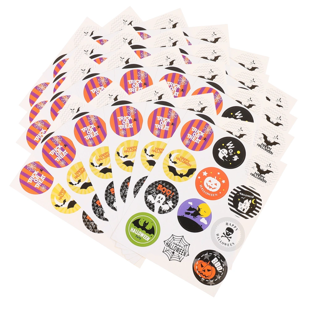 50pcs Halloween Stickers Wall Stickers Window Decals Halloween Party Decors