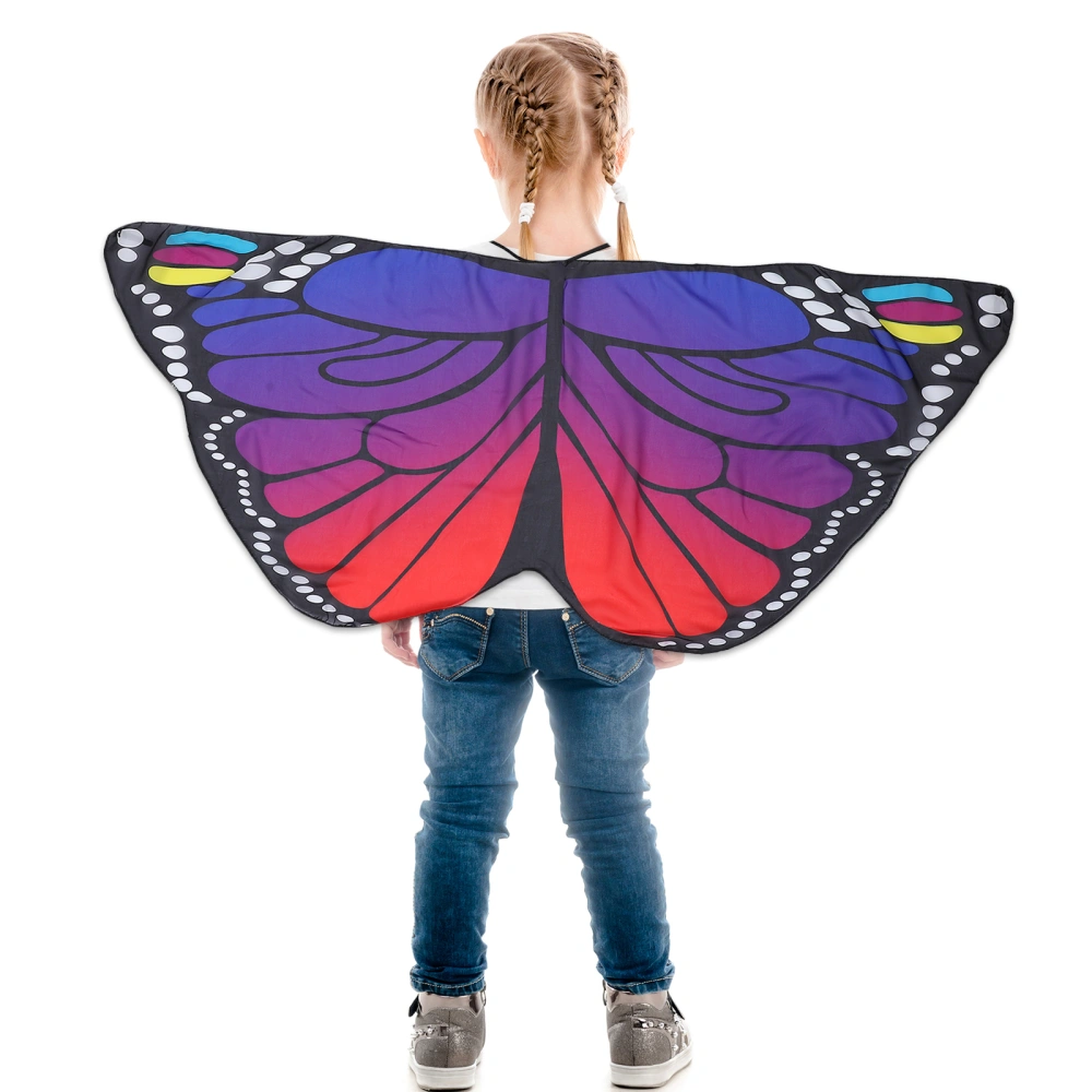 Fashionable Child Butterflies Cape Kids Stage Show Cloak Kid Cosplay Cape