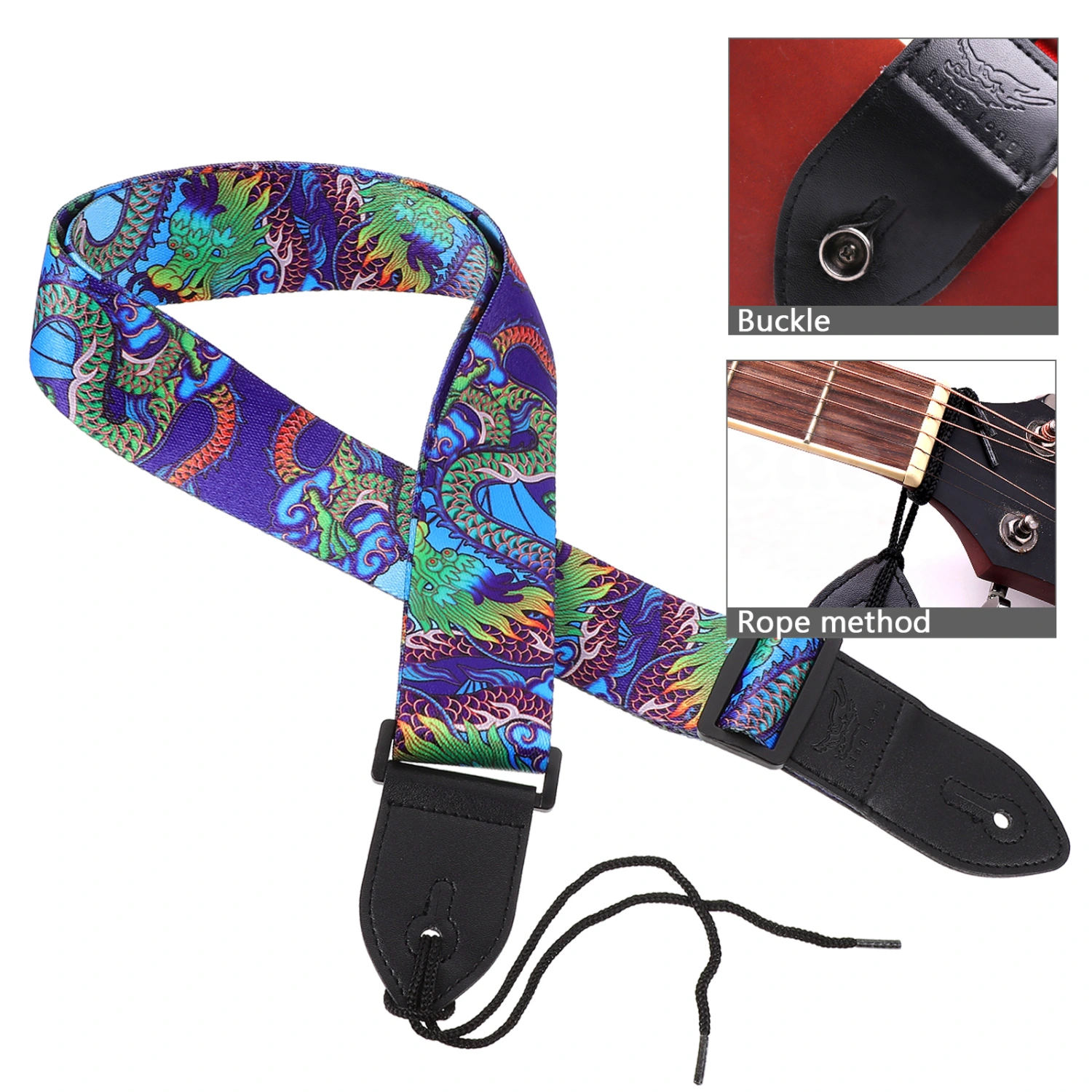 Adjustable Guitar Electric Acoustic Guitar Bass Strap Instrument Accessory