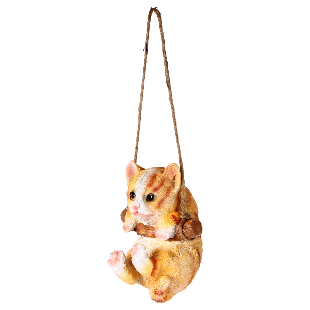 Simulated Cat Shape Adornment Hanging Pendant Cartoon Creature Decoration