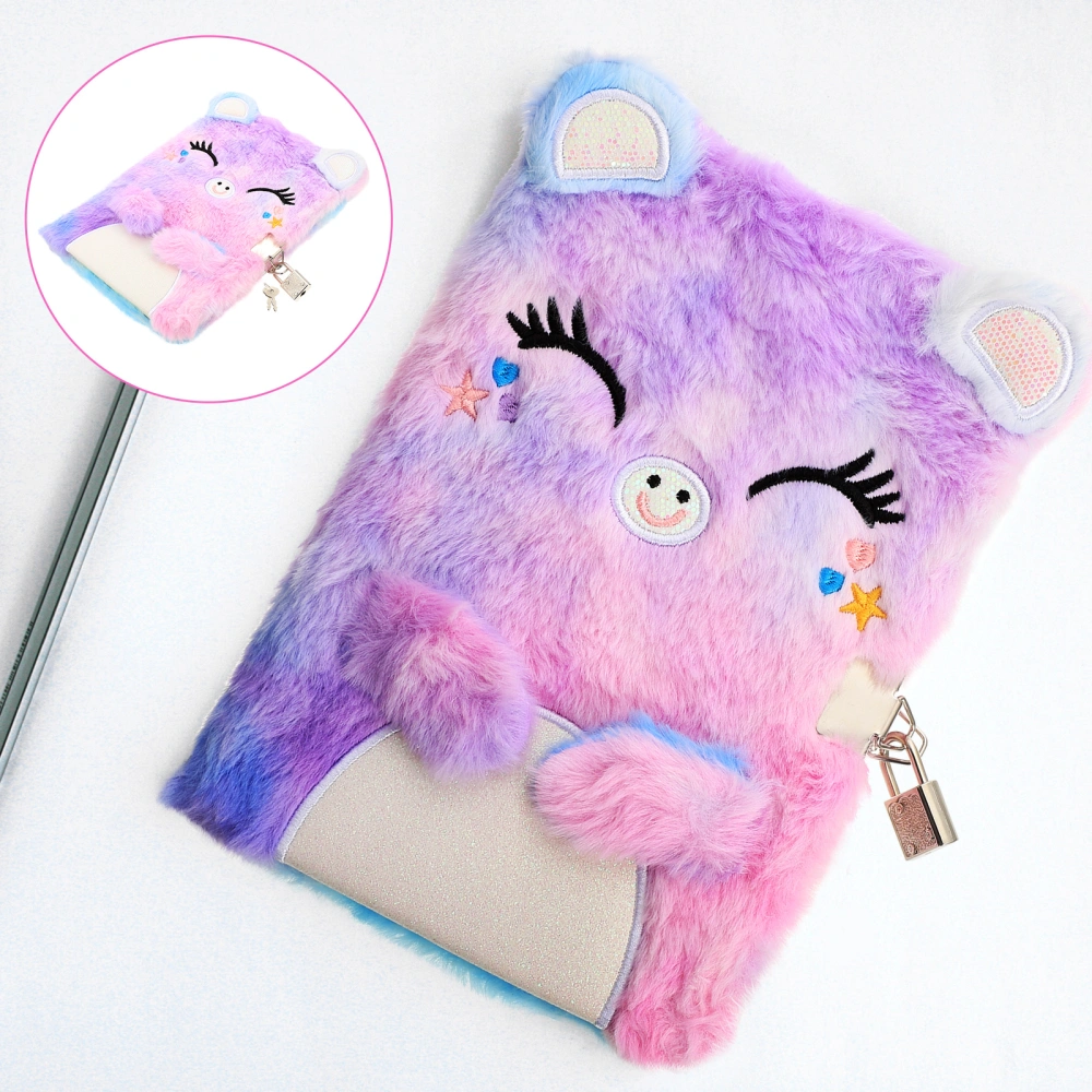 Diary for Girls Plush Secret Diary  Diary with Lock Adorable Writing Notebook for Girl