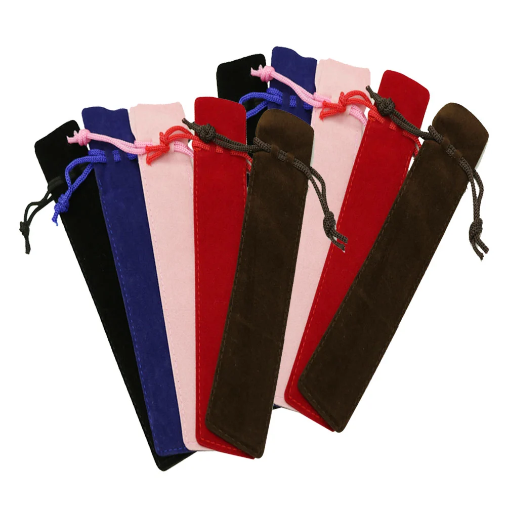 10Pcs Fashion Pen Pencil Case Ballpoint Pen Box Office Supplies Gifts Pencils Case
