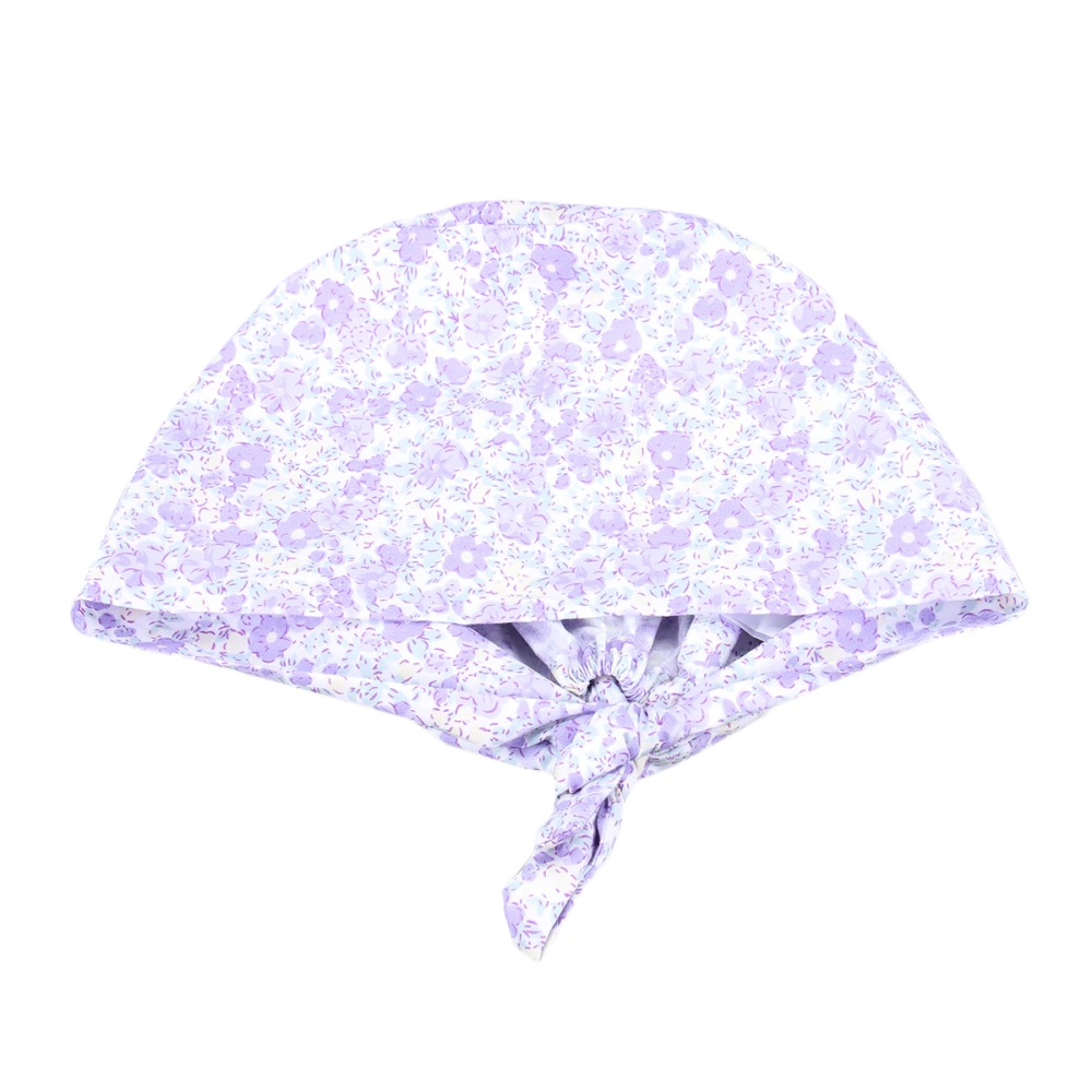 Adjustable Printed Operating Room Strap Hat Cotton Doctor Nurse Dust-proof Oil-proof Working