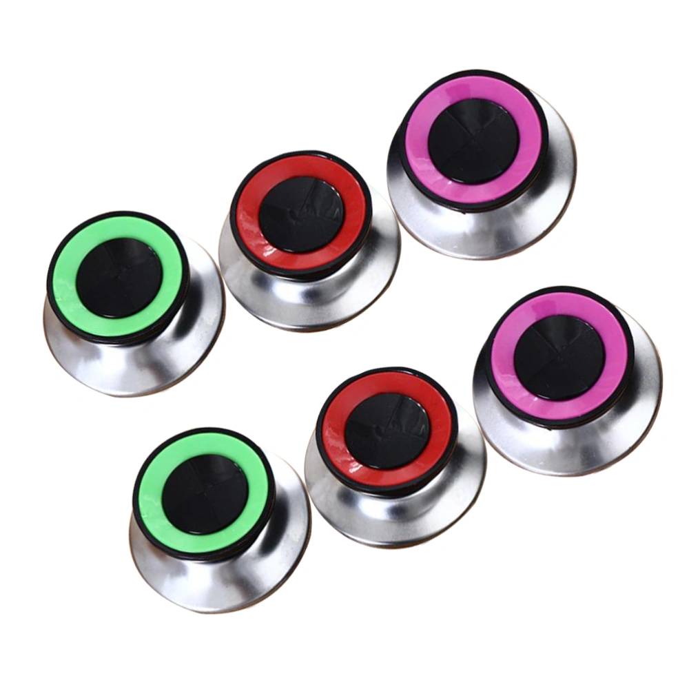 6pcs Universal Kitchen Pot Knob Non-slip Lid Knobs Cooker Pan Pot Kettle Cover Replacement Pot Lid Handle (Random Pattern)