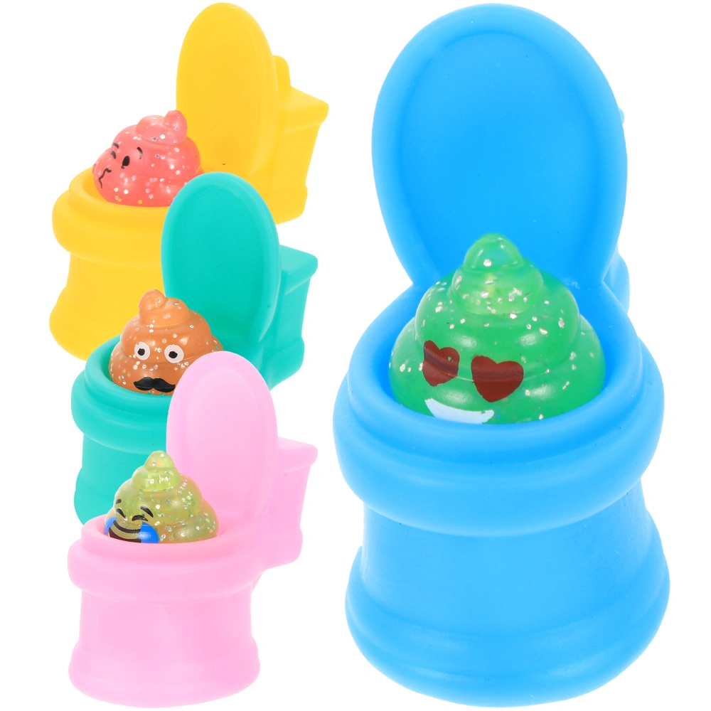 4Pcs Wear-resistant Anxiety Toys Household Pressure Toys Interesting Stretchy Playthings