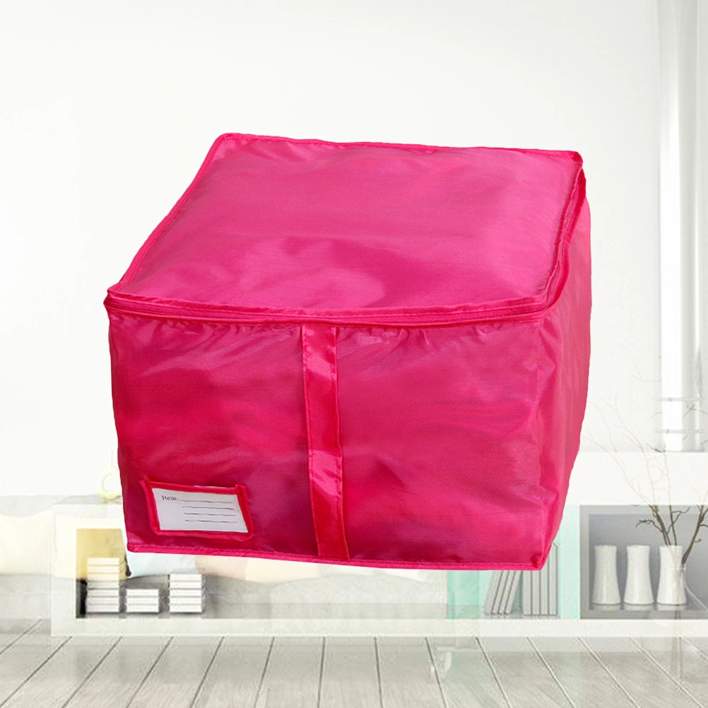 Large Capacity Widening Non-woven Storage Bag Washable Quilt Storage Bag for Room Household Size: S (Rose Pink)