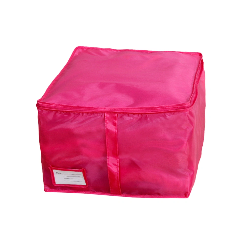 Large Capacity Widening Non-woven Storage Bag Washable Quilt Storage Bag for Room Household Size: S (Rose Pink)