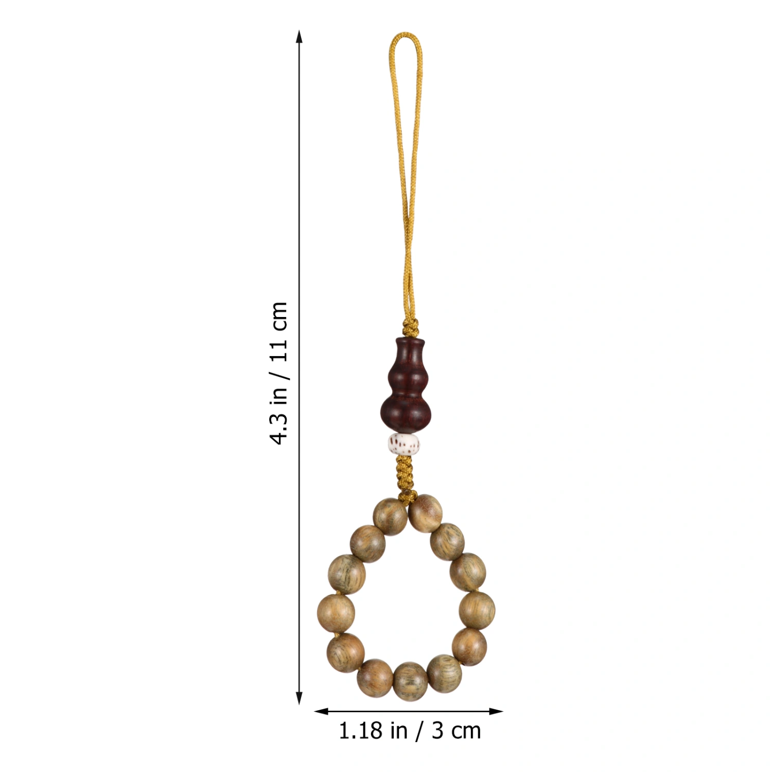 1 Set 2 Pcs Chinese Style Cellphone Wrist Hand Straps Grip Lanyards Pendants