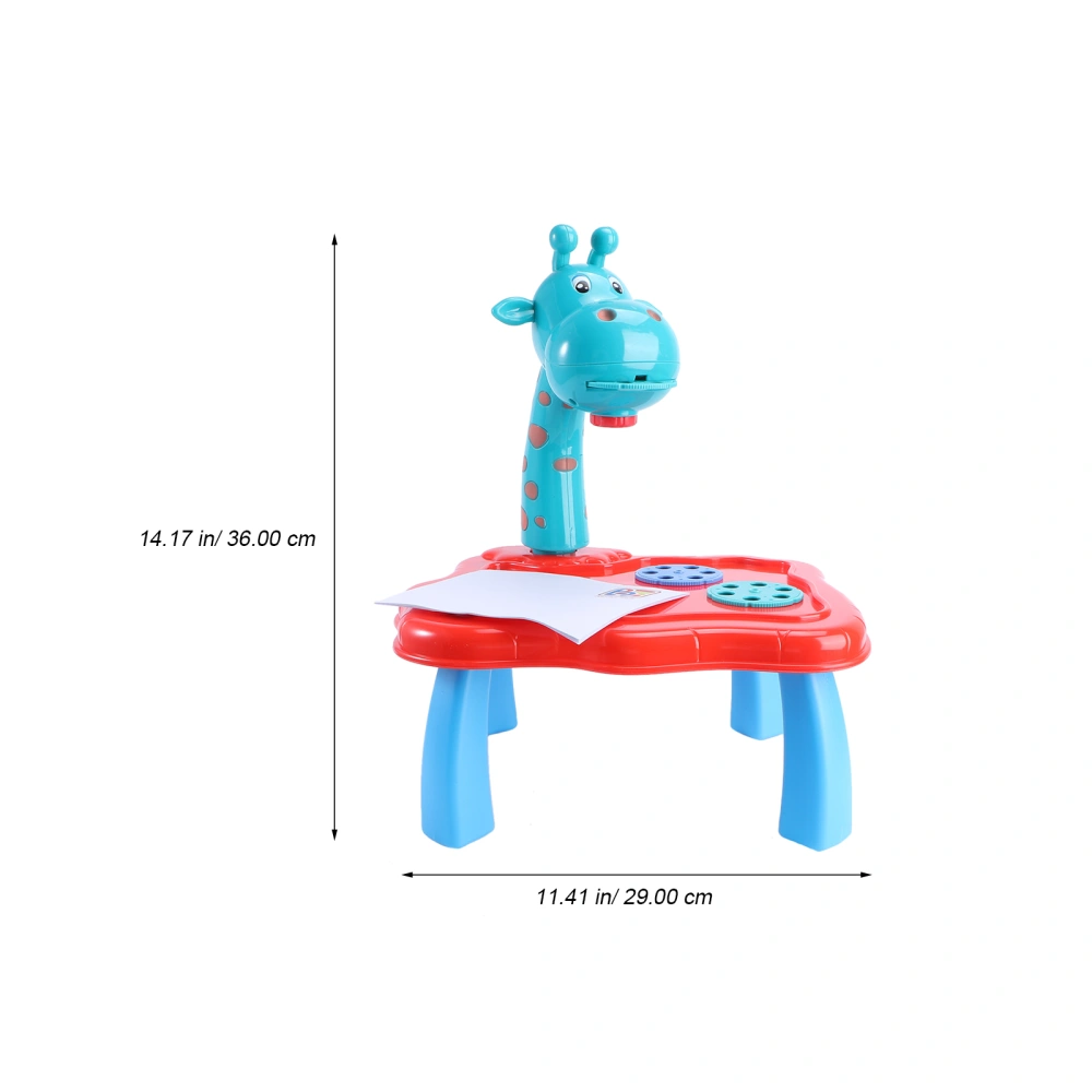 1Set Multifunction Projection Table Creative Kids Drawing Board Educational Tool