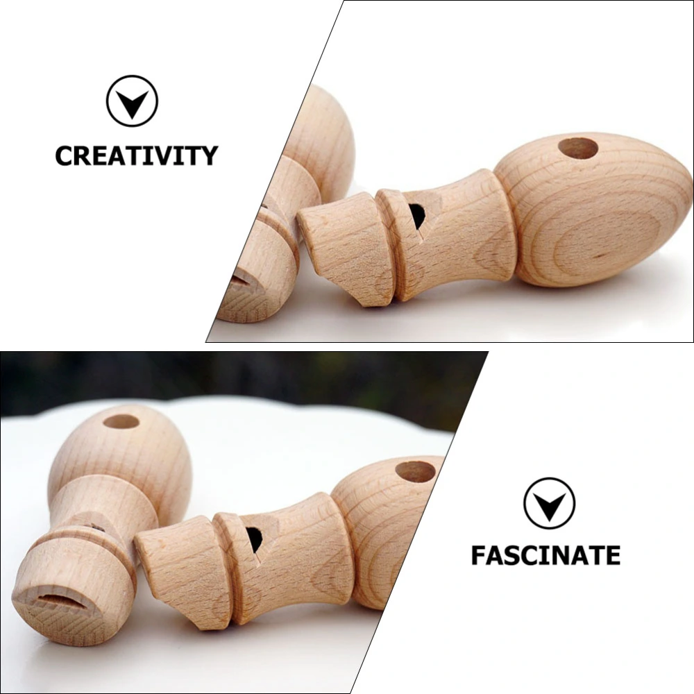 Wooden Train Whistle Adorable Whistle Toy Wear-resistant Children Whistle Kids Supply