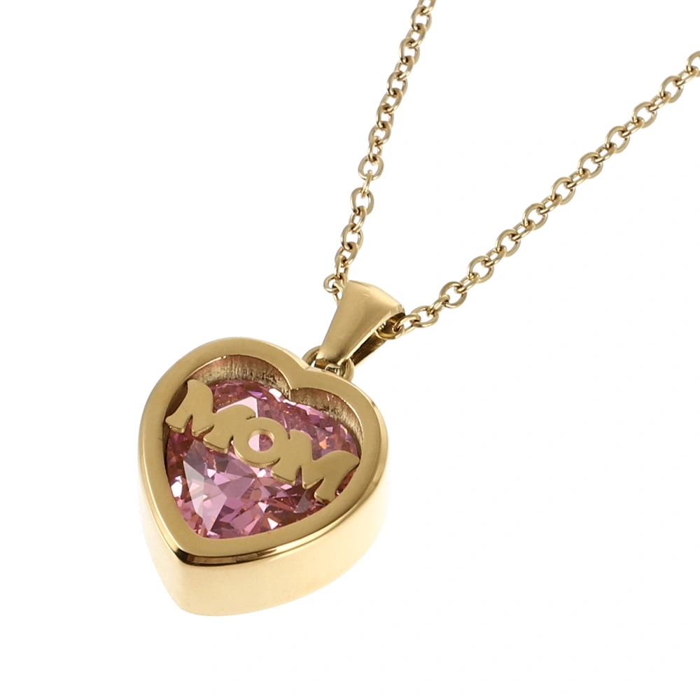 Heart Shaped Pendant Necklace Romantic Fashion Necklace Gift for Mother's Day