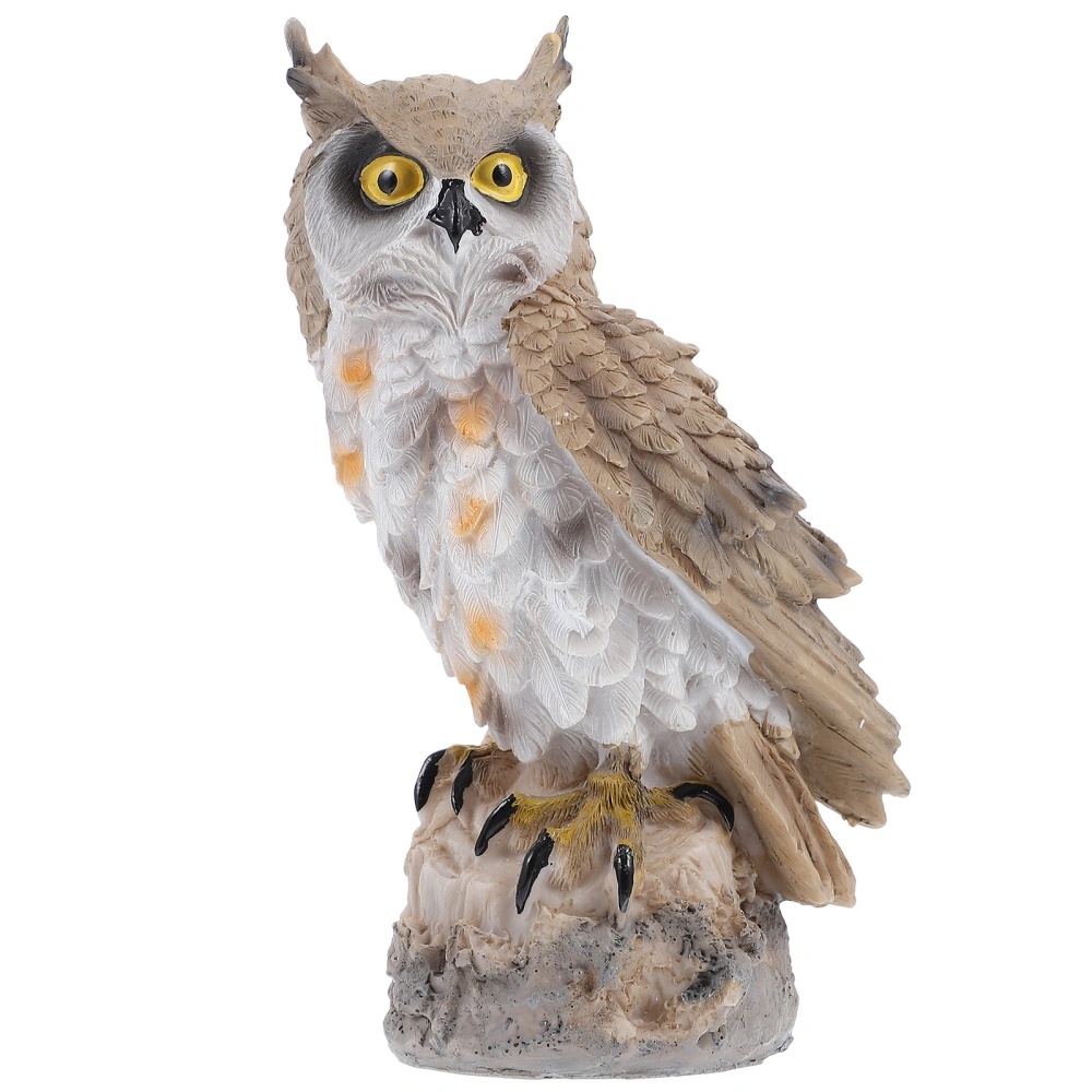 1pc Garden Decoration Outdoor Courtyard Anti-bird Garden Owl Shape Ornament