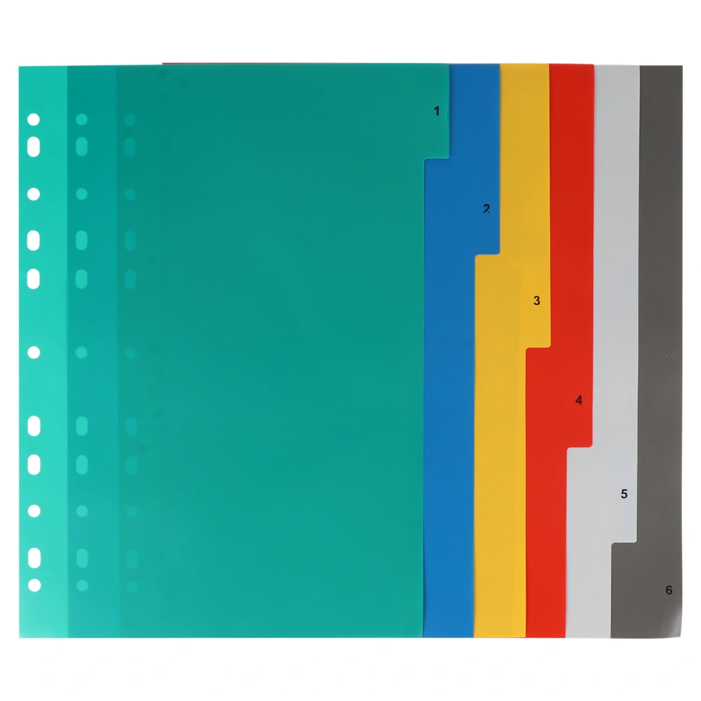 24 Pcs Index Page Divider Colorful Classification Page Tab for Notebook Memo