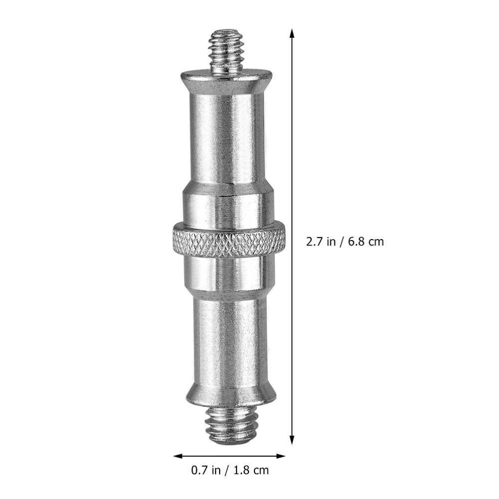 6PCS Metal Threaded Screw Adapter 1/4 inch to 3/8 inch Adapter Spigot Screw