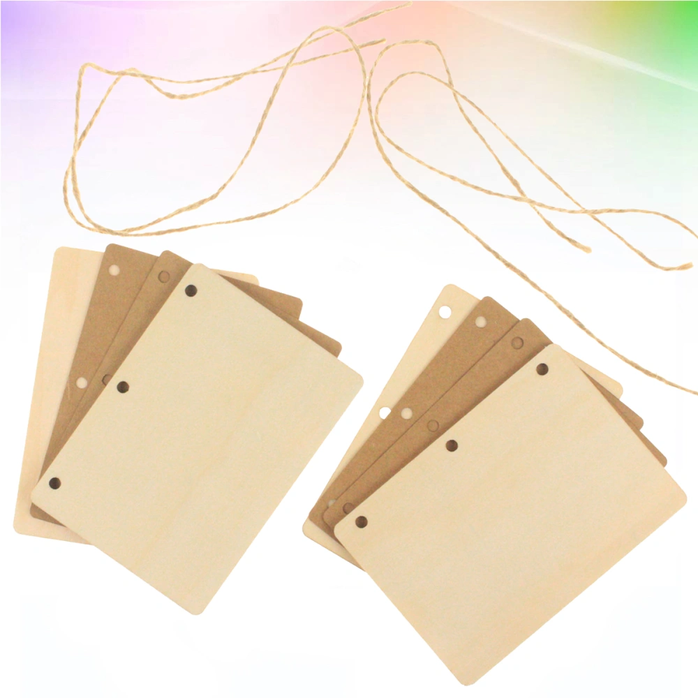 4 Pcs/2 Sets Bride Groom Wedding Vow Notebook Creative Sturdy Kraft Paper Handbook Vow Notebook for Wedding Journal Engagement (Beige)