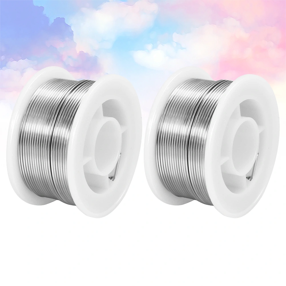 1Pc Rosin Flux Tin-lead Solder Wire Sn Pb Solder Tin Welding Wire (Silver 1.0mm 100g)