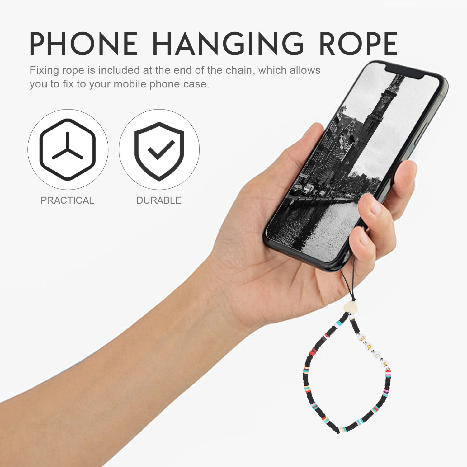 Cell Phone Lanyard Anti-lost Mobile Phone Hanging Chain Practical Phone Lanyard