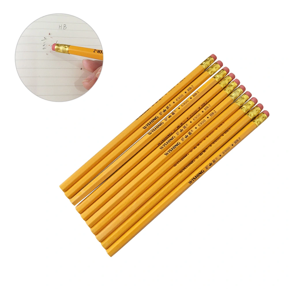 24pcs Multifunction Writing Wooden HB Pencils with Eraser Students Painting Sketch Writing Student Stationery