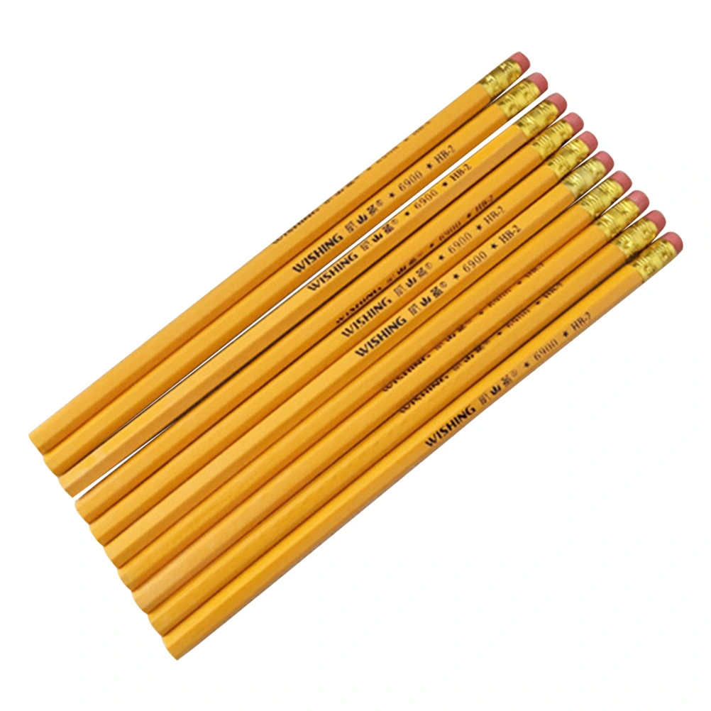 24pcs Multifunction Writing Wooden HB Pencils with Eraser Students Painting Sketch Writing Student Stationery