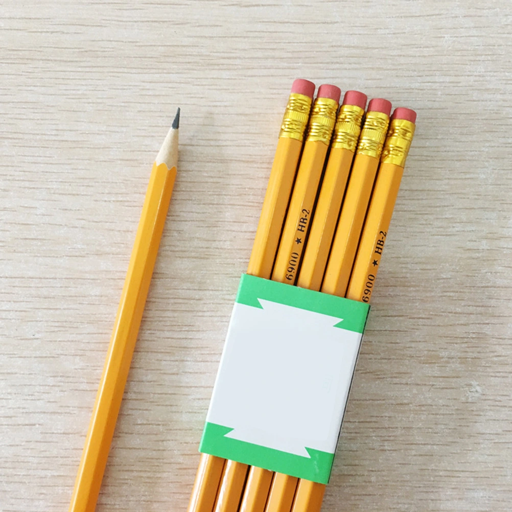 24pcs Multifunction Writing Wooden HB Pencils with Eraser Students Painting Sketch Writing Student Stationery