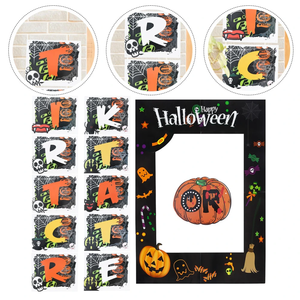 2pcs Halloween Photography Prop Pendant Background Prop Pricture Frame Prop