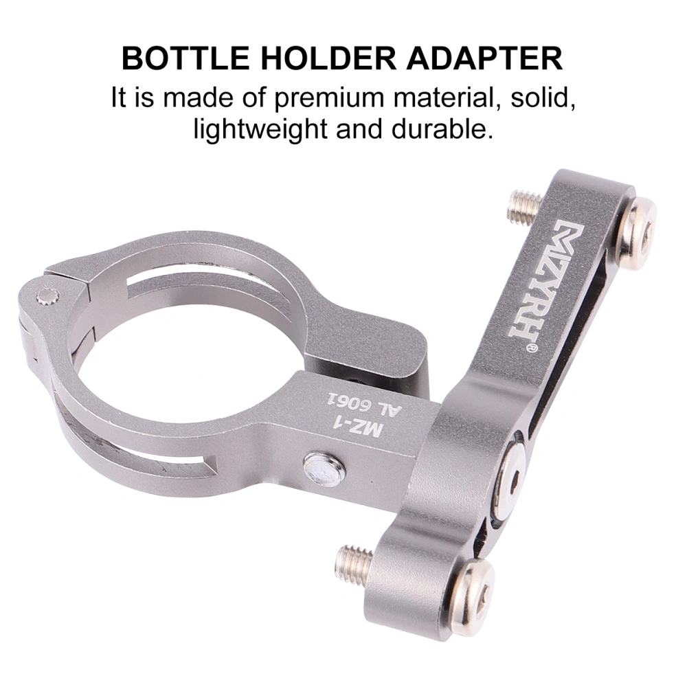 1PC Cycling Water Bottle Clamp Holder Adapter Aluminum Alloy Kettle Support