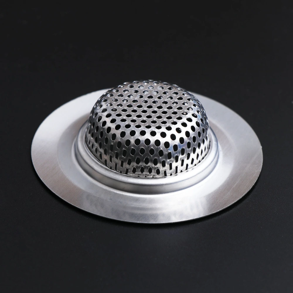 7cm Kitchen Sink Filter Sink Strainer Anti-blocking Stainless Steel Drain Mesh Basket