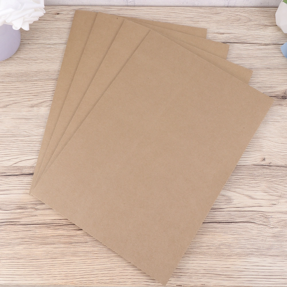 20pcs A4 Kraft Paper Presentation Folder Project File Document Folder Office Accessories (Kraft Paper)