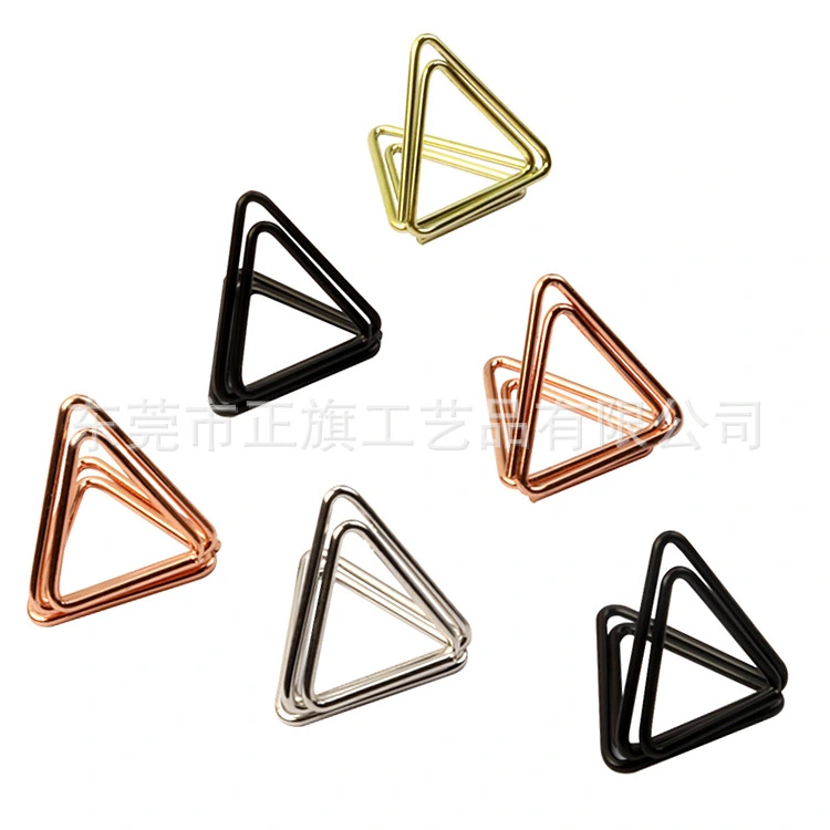 6Pcs Triangle Table Card Holders Place Card Holders Wedding Table Number Holders Photo Holder Clips