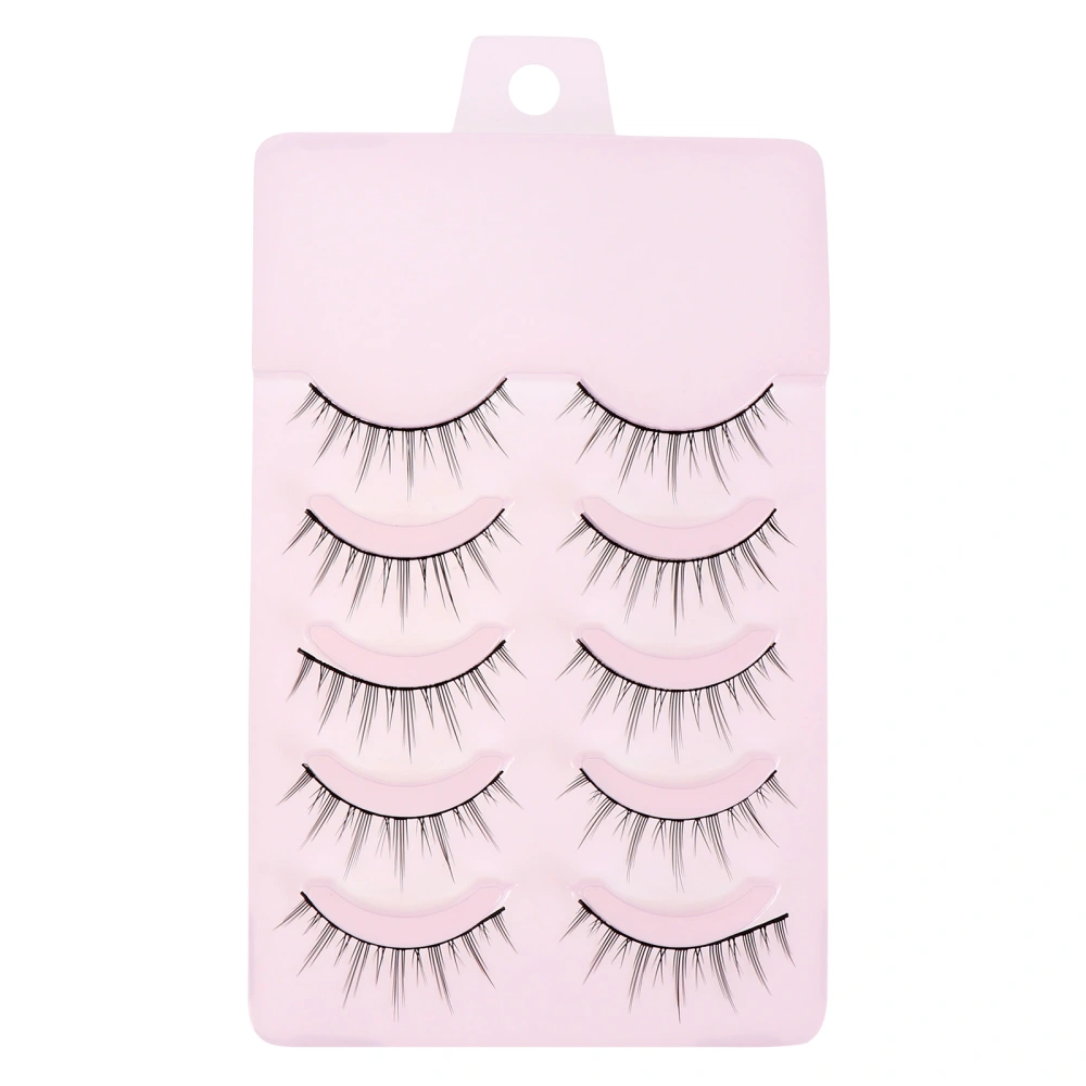 5 Pairs Natural False Lashes Women Beauty False Eyelashes Makeup False Eyelashes