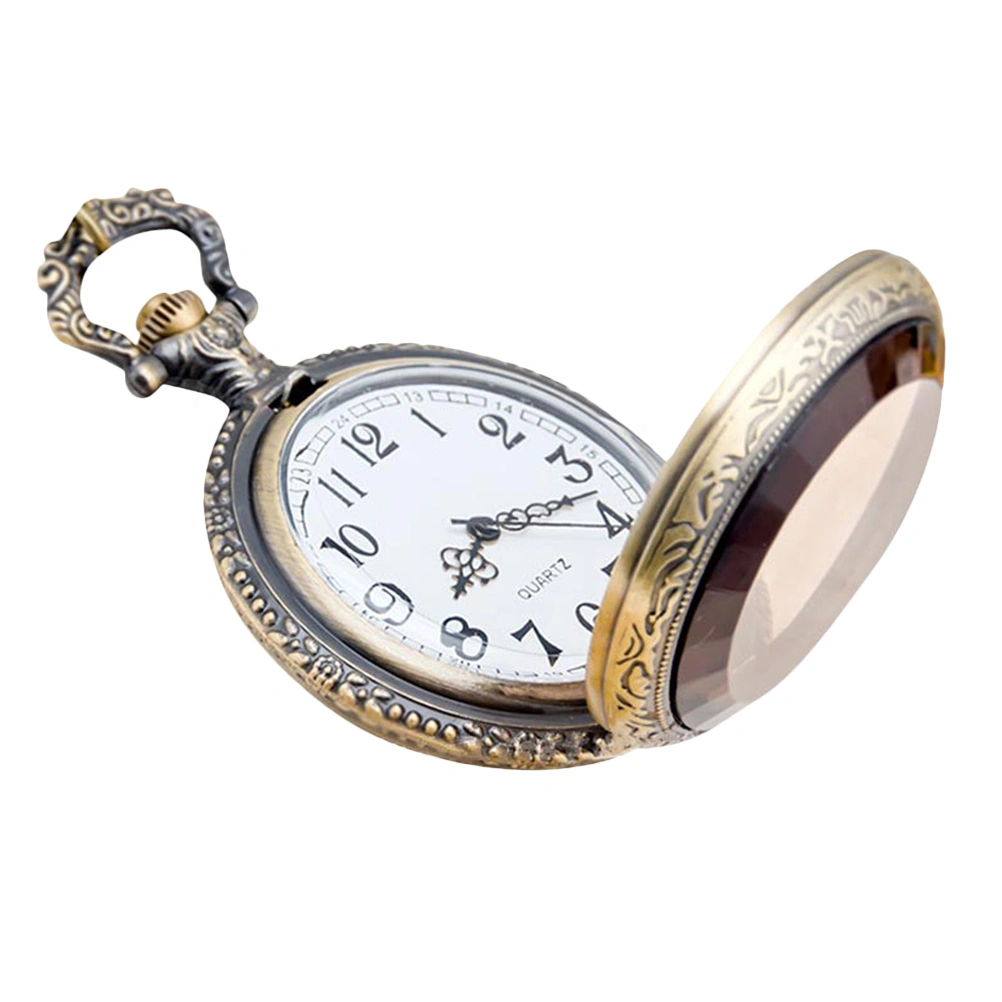 Vintage Watch Pocket Watch Quartz Pocket Watch Portable Watch with Chain