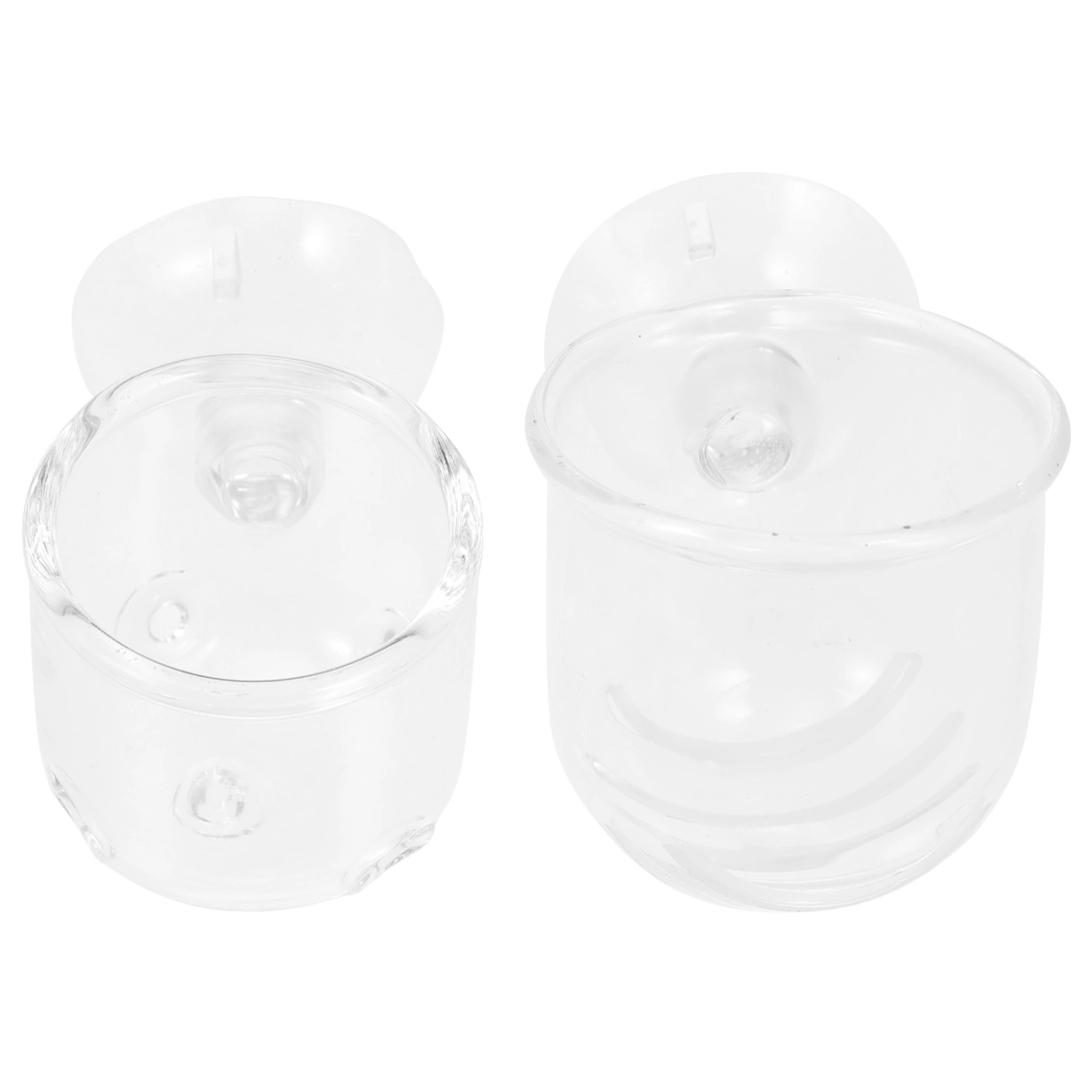 2 Pcs Fish Tank Food Feeder Aquarium Fish Feeding Cups Blood Worm Container