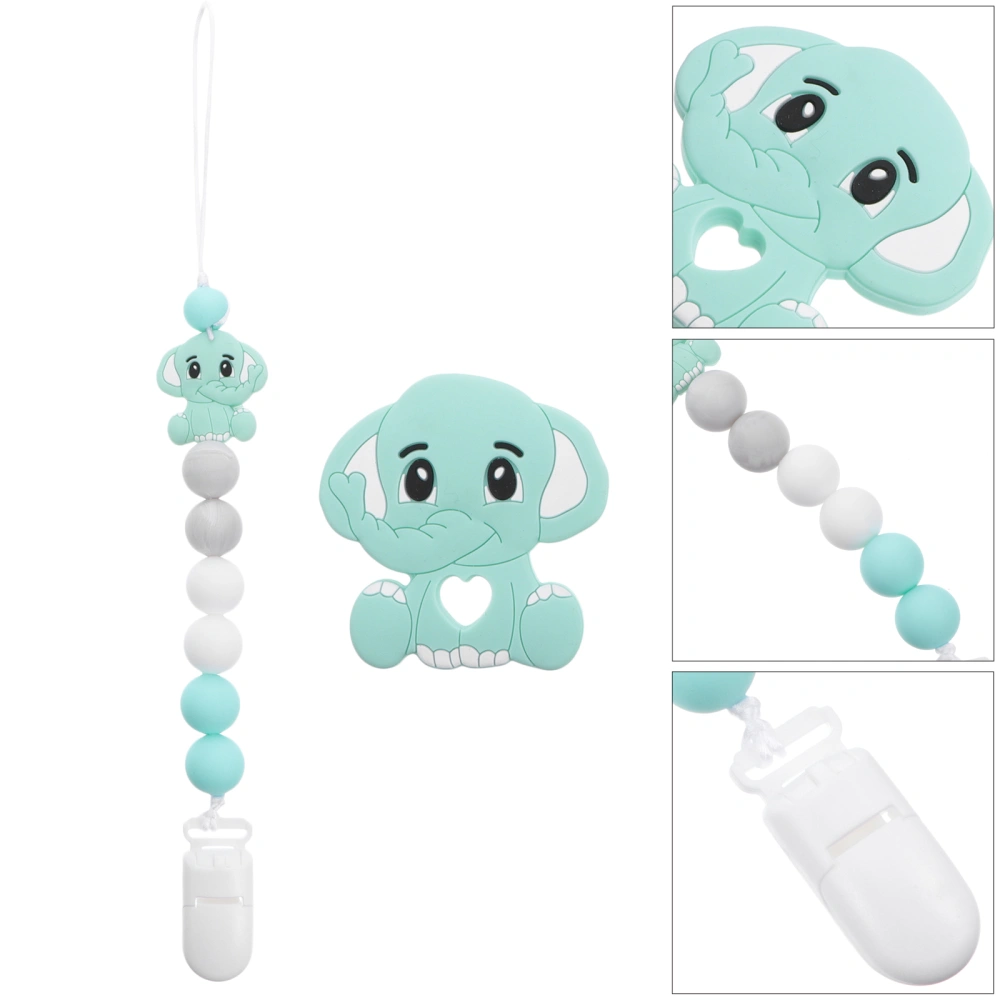 1Pc Baby Silicone Teething Toy Baby Teether Cartoon Infant Teether Chain