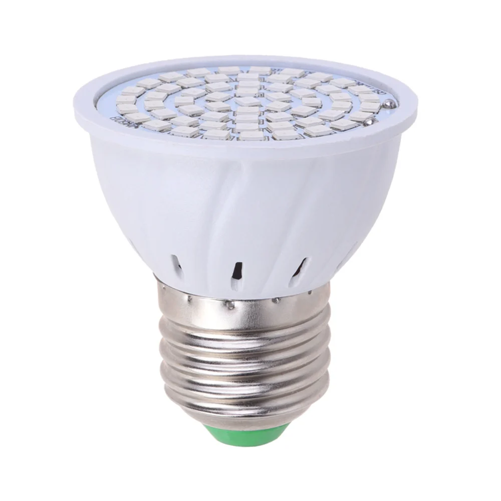 LED Grow Light Bulb E27 Socket 60 LEDs Full Spectrum Grow Light Plant Growth Lamp