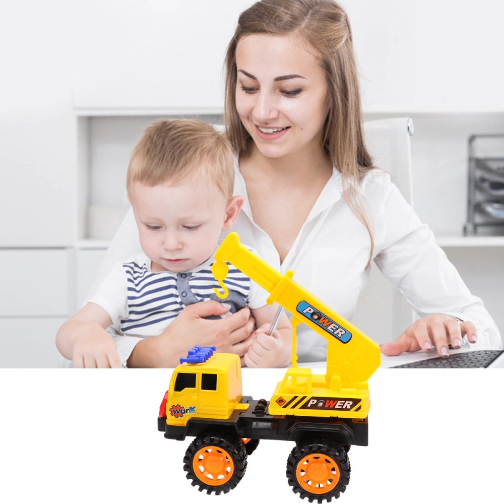 1pc Kids Car Toy Plastic Crane Toy Crane Model Toys Funny Engineering Truck Toy Early Educational Plaything (Large Size)