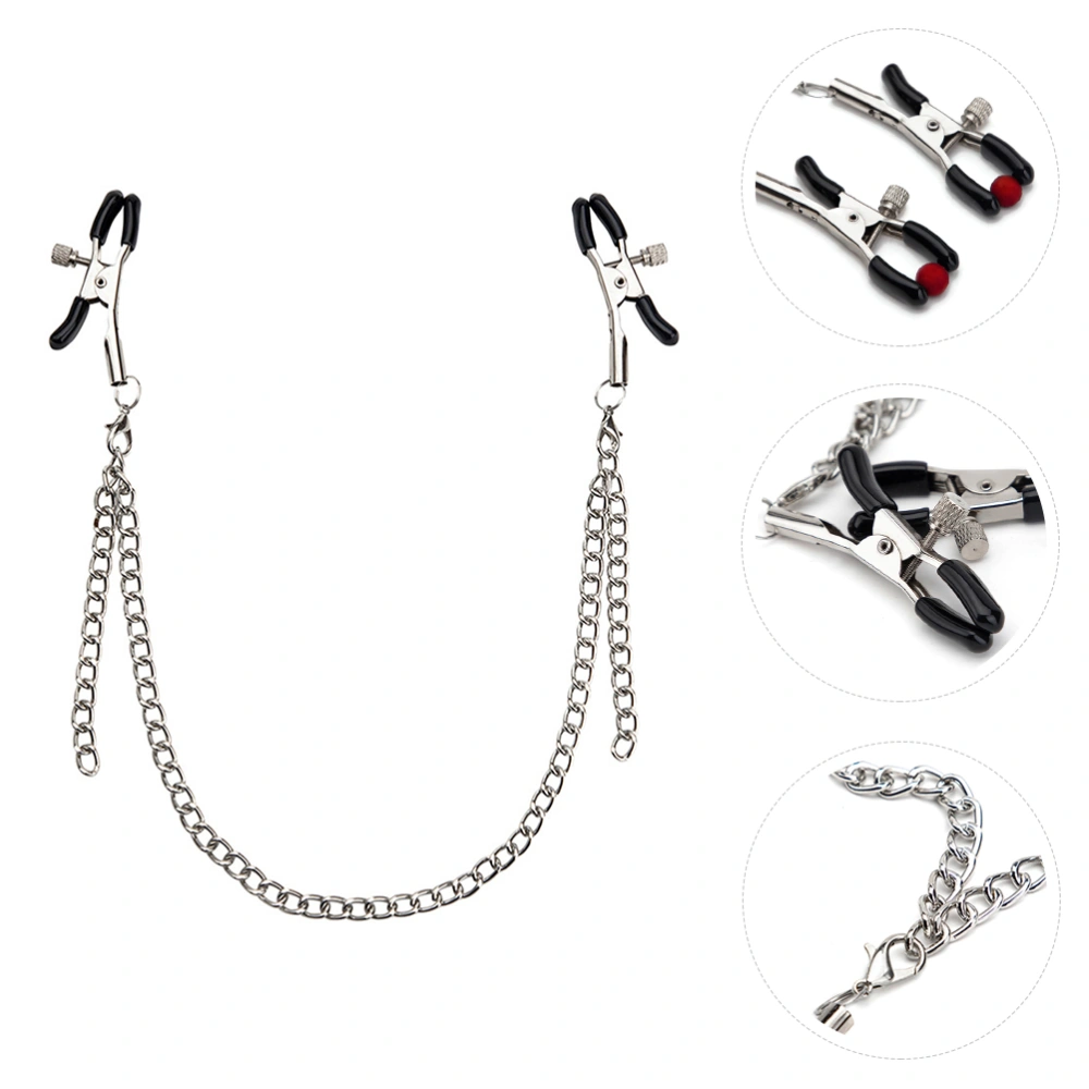 1pc Metal Chain Clamp Adjustable Clips Couples Flirt Toys