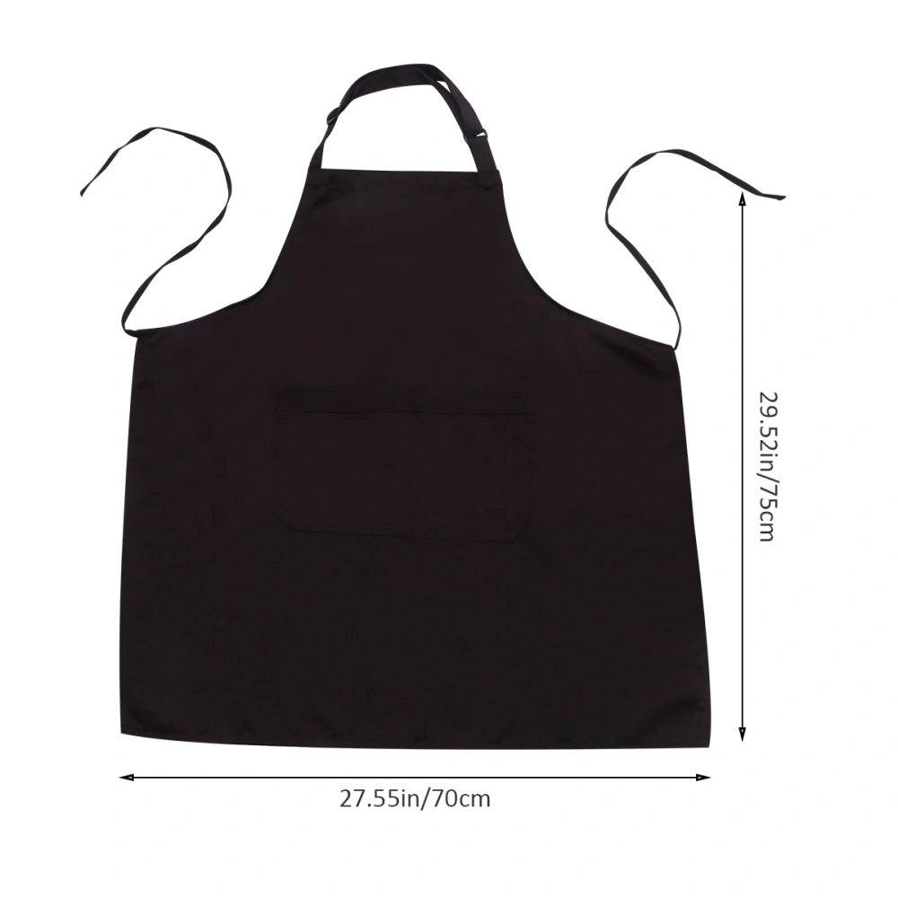 Waterproof Apron Hair Cutting Apron Hair Dyeing Apron for Baber (Coffee)