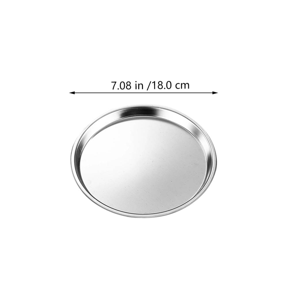 Stainless Steel Cold Dish Household Food Tray Food Storage Plate Dinner Plate