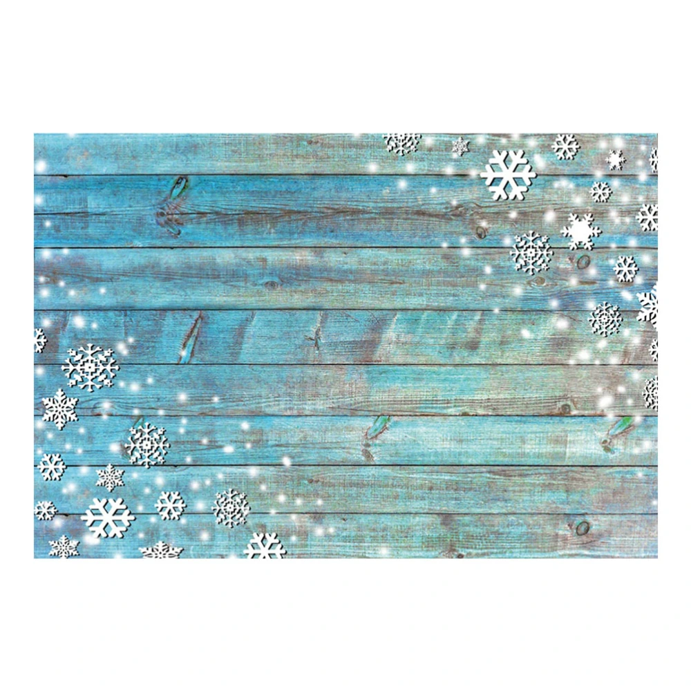 1pc Winter Snowflake Backdrop Vinyl Photography Background for Christmas Festival Party