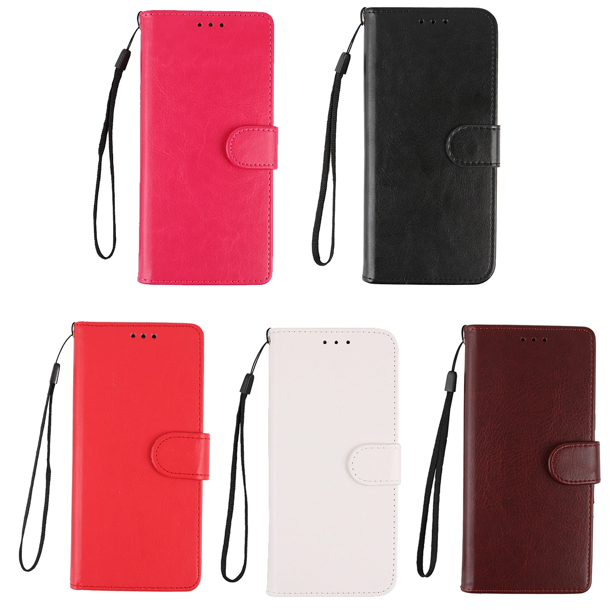 Phone Case Phone Cover Shell with Lanyard Slot for Apple Galaxy Note 8 (Black)