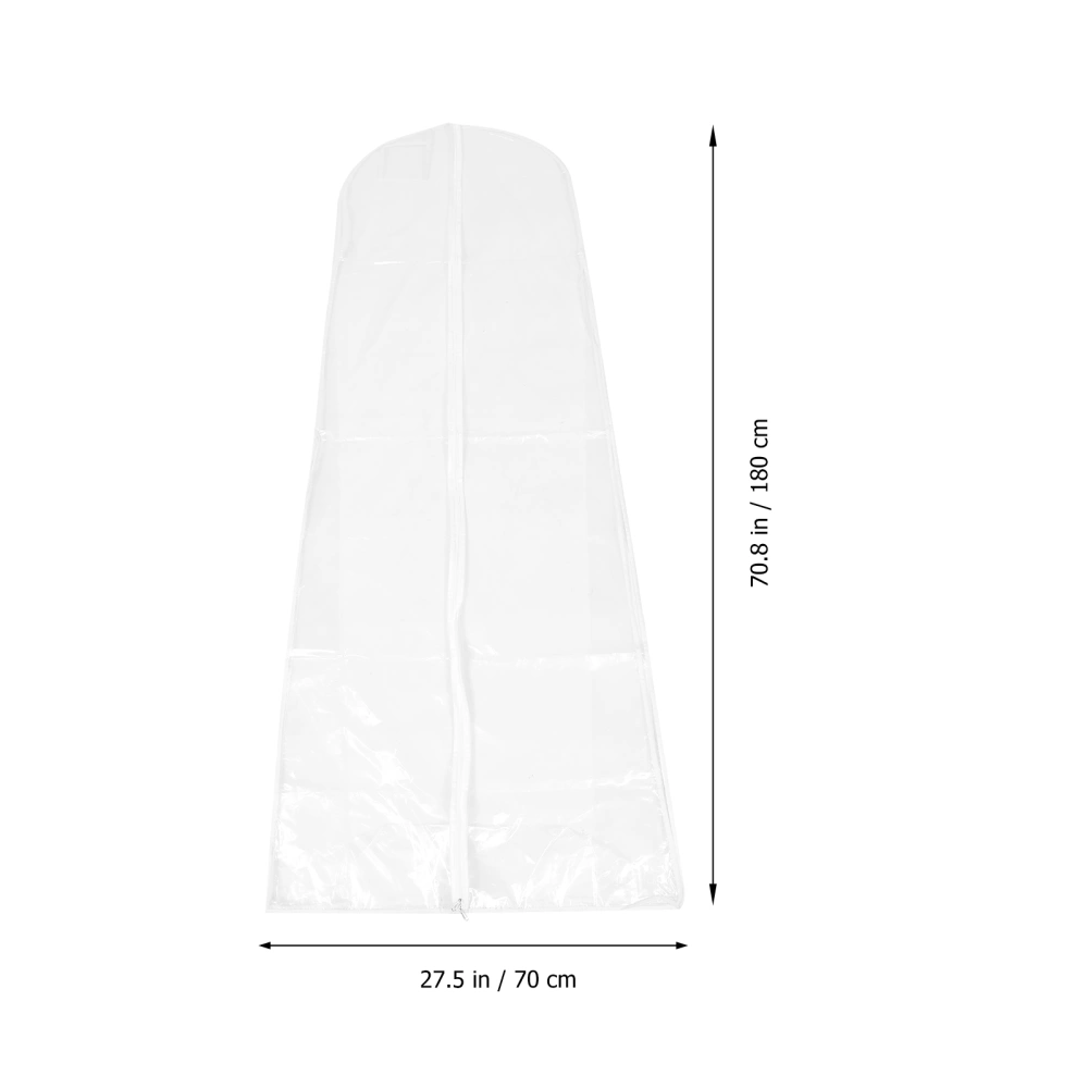 Reusable Garment Bag Household Wedding Dress Garment Bag Garment Holder Transparent