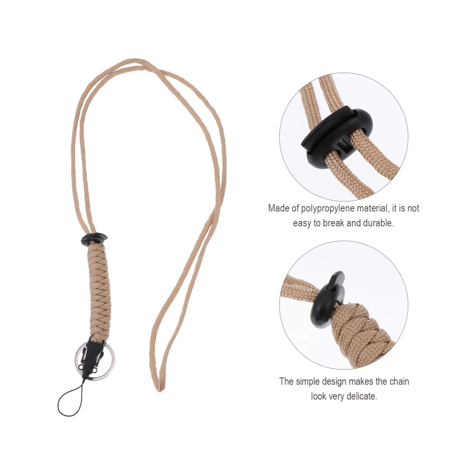 4pcs Cellphone Lanyard Phone Anti-lost Chain Novel Phone Camera Wrist Rope