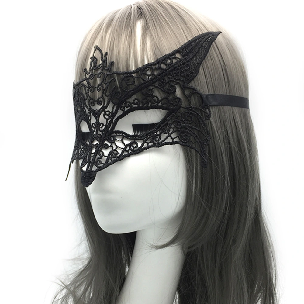 Shape Hollow Out Mask Sexy Lace Mask Costume for Halloween Masquerade Party Halloween