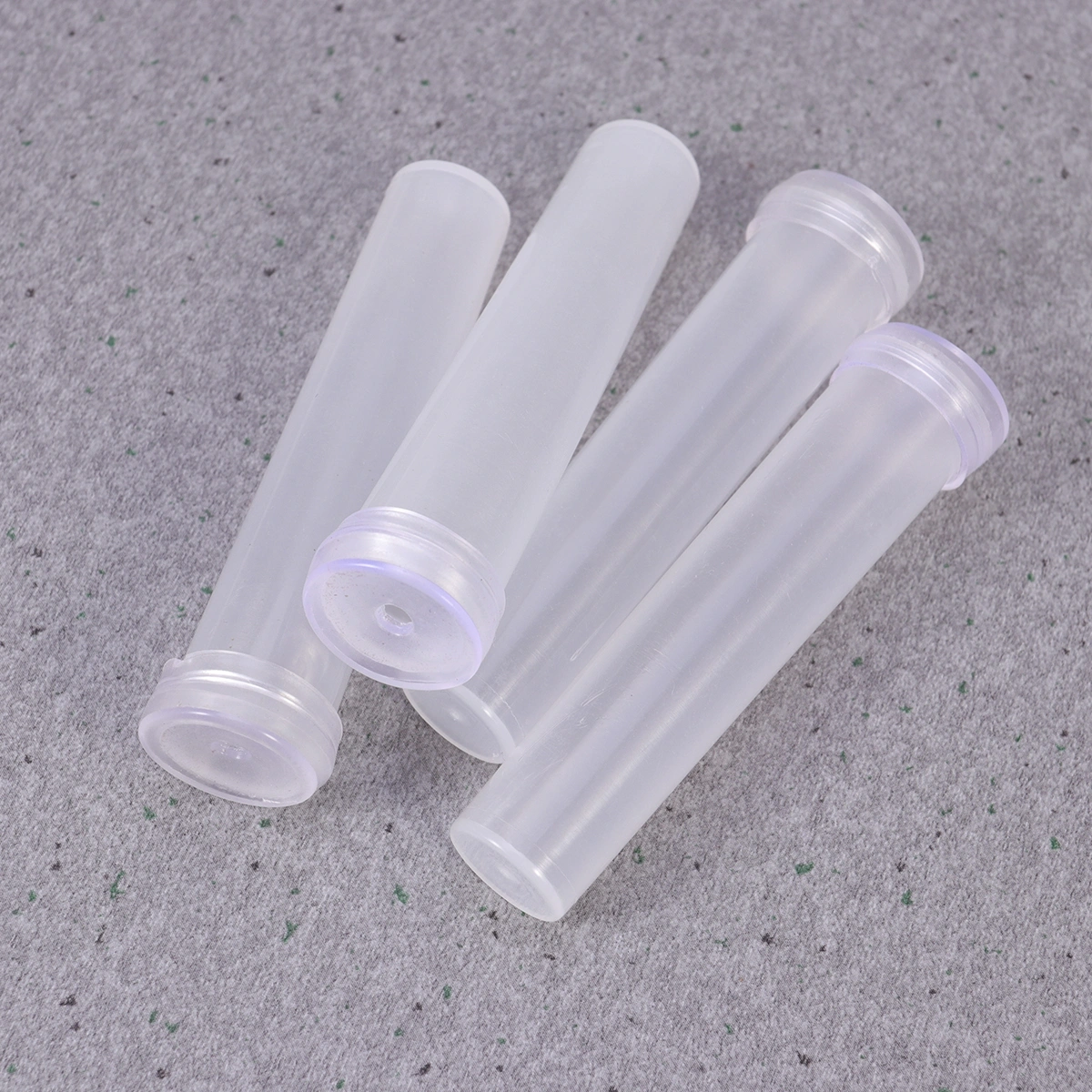 100pcs Portable Floral Water Tubes Flowers Nutrition Tube Water Storage Small Test Tube Flower Shop Supplies (White Long Tube)