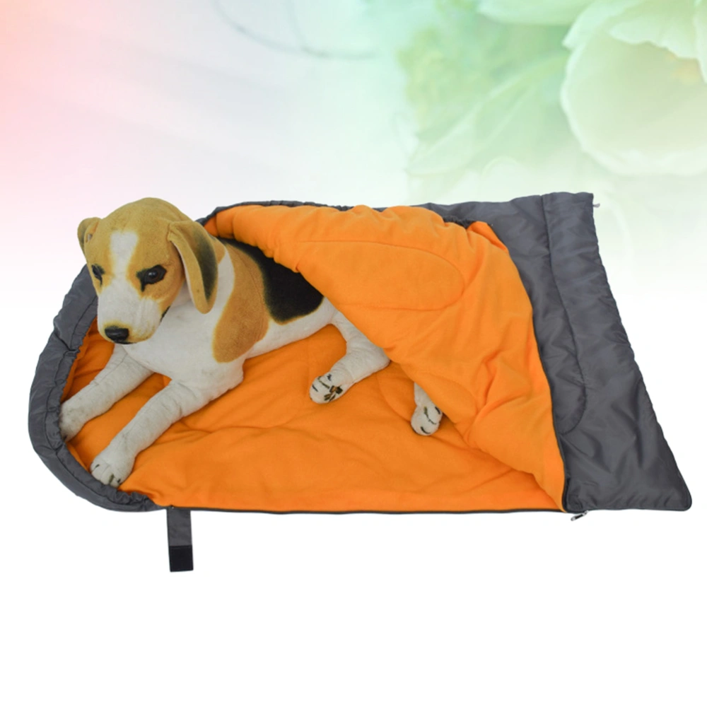 Winter Warm Pet Pad Premium Waterproof Pet Cushion Wear Resistance Slleping Pad Pet Supplies for Dog (Orange)