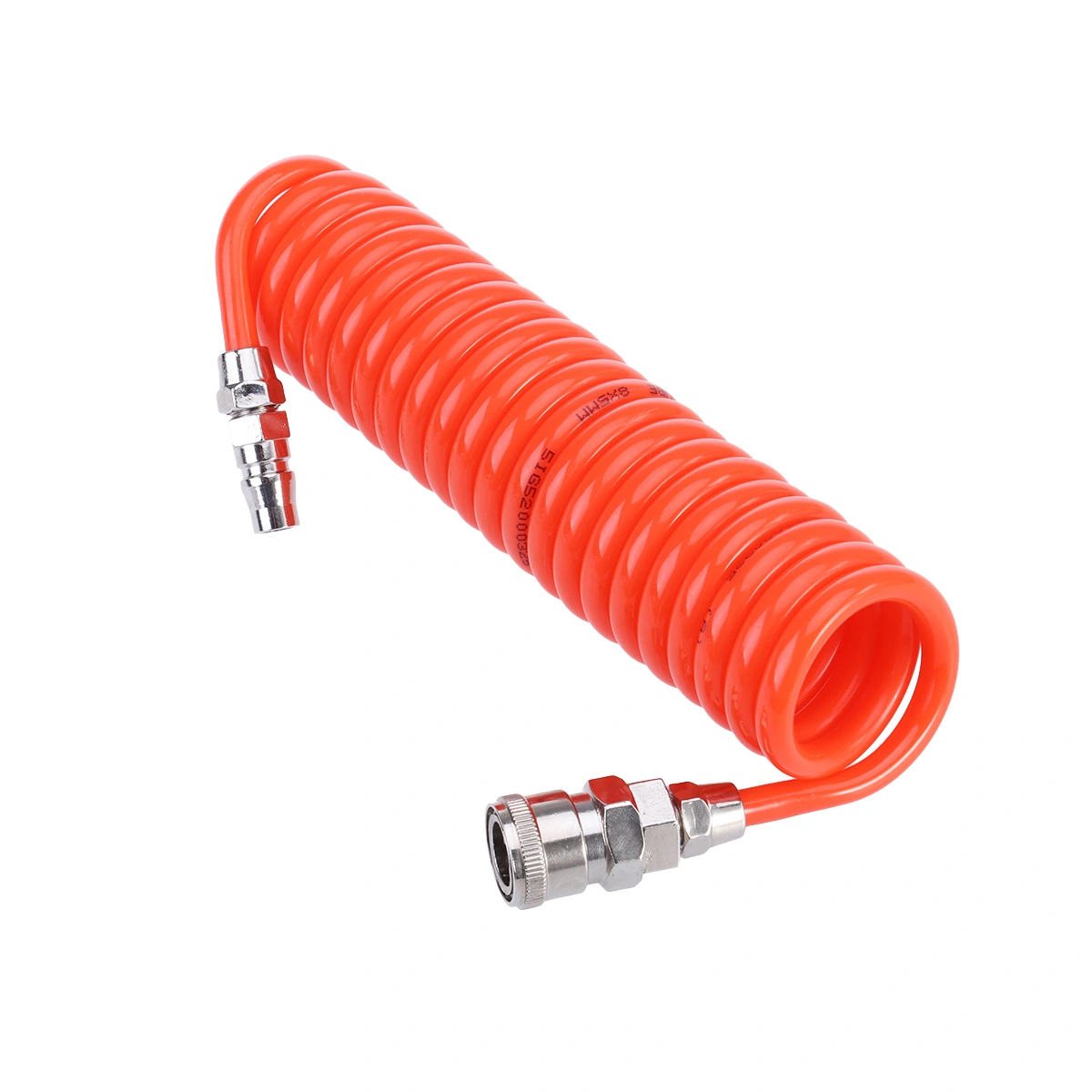 8mm x 5mm Flexible Retractable PU Recoil Hose Air Compressor Spring Tube for Compressor Air Tool
