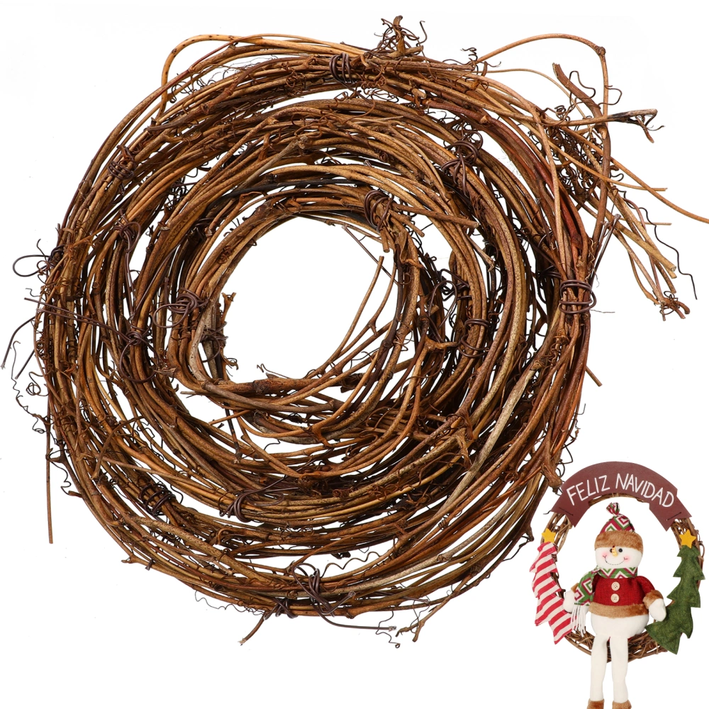 1 Roll Natural Grapevine Twig Garland Decor Christmas DIY Craft Vines Base for Crafting Wreath Hanging Ornament