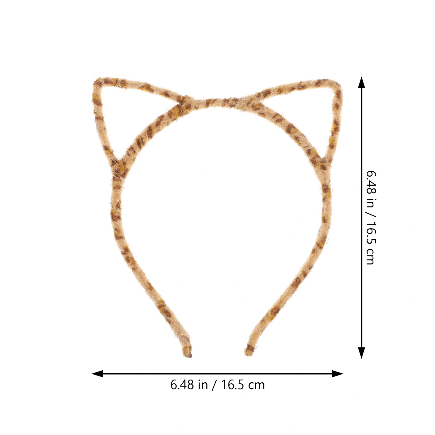 5 Pcs Fancy Dress Costume Party Cat Ears Wired Headband (Leopard)