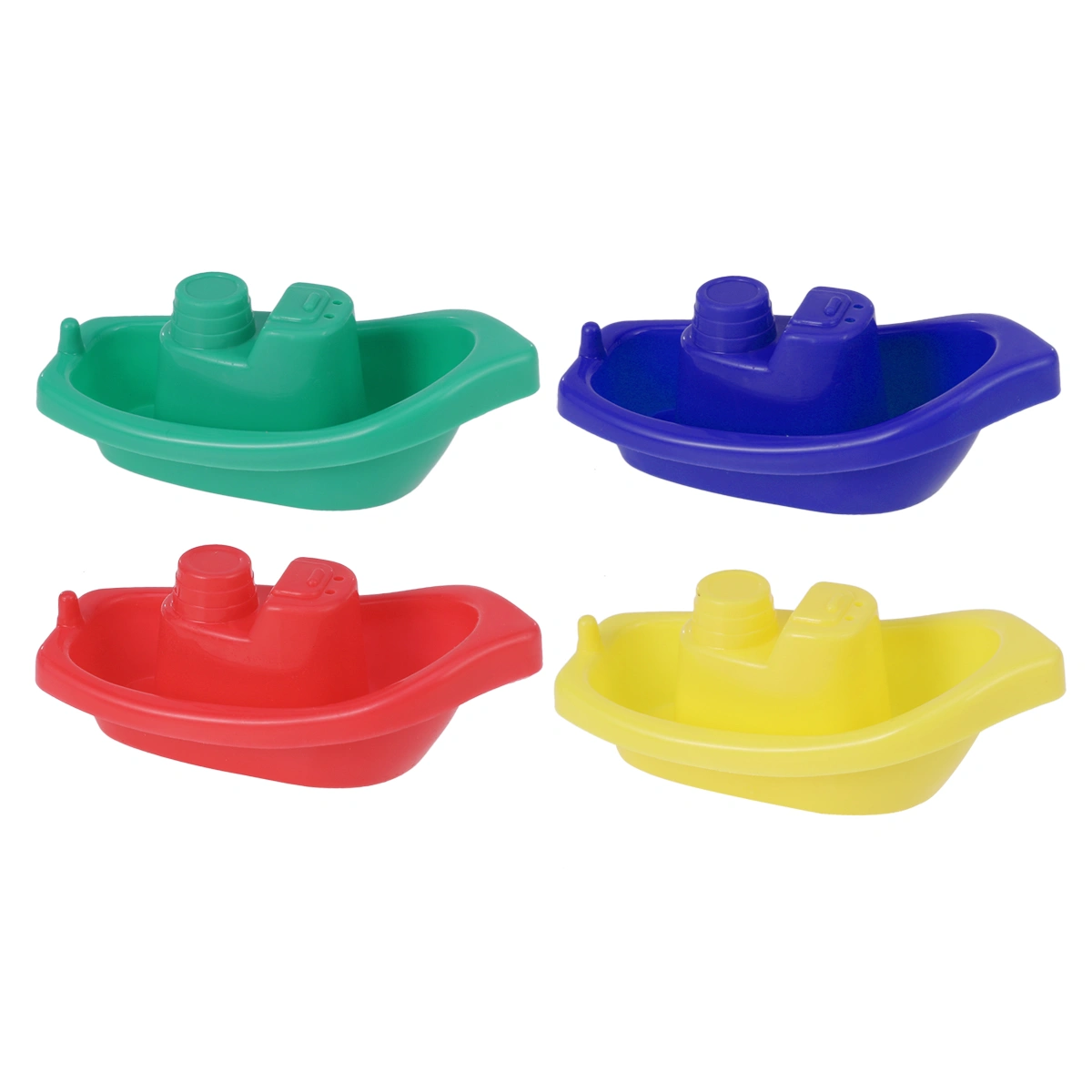 4 Pcs Baby Bath Toys Bath Time Floating Boat Plastic Ship Model for Toddlers Kids (Mixed Colors)